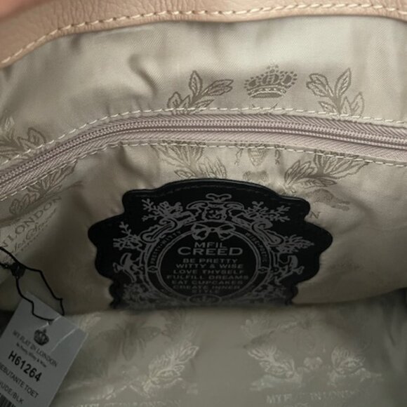 My Flat In London Debutante Tote – Nude/Black – NWT - Picture 8 of 11